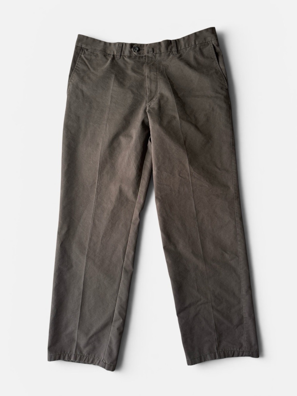 Zegna Sport mens 39x31 brown cotton blend performance chino pants EUC